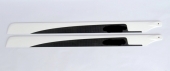 Main Rotor Blades CF Carbon Fiber 600 mm for 3D (Black) RC helic