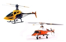 Radio controlled fixed-pitch helicopters...